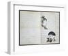 Handwritten Letter with Drawings-Edouard Manet-Framed Giclee Print