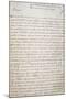 Handwritten Letter-Jean-Philippe Rameau-Mounted Giclee Print