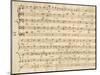 Handwritten Music Score of Mass for Four Voices, Kyrie Eleison-Giovanni Pierluigi da Palestrina-Mounted Giclee Print