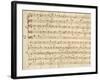 Handwritten Music Score of Mass for Four Voices, Kyrie Eleison-Giovanni Pierluigi da Palestrina-Framed Giclee Print