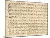 Handwritten Music Score of Mass for Four Voices, Kyrie Eleison-Giovanni Pierluigi da Palestrina-Mounted Giclee Print