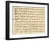 Handwritten Music Score of Mass for Four Voices, Kyrie Eleison-Giovanni Pierluigi da Palestrina-Framed Giclee Print