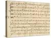 Handwritten Music Score of Mass for Four Voices, Kyrie Eleison-Giovanni Pierluigi da Palestrina-Stretched Canvas