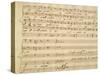 Handwritten Music Score of Mass for Four Voices, Kyrie Eleison-Giovanni Pierluigi da Palestrina-Stretched Canvas