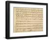 Handwritten Music Score of Mass for Four Voices, Kyrie Eleison-Giovanni Pierluigi da Palestrina-Framed Giclee Print