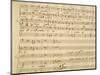 Handwritten Music Score of Mass for Four Voices, Kyrie Eleison-Giovanni Pierluigi da Palestrina-Mounted Giclee Print