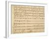 Handwritten Music Score of Mass for Four Voices, Kyrie Eleison-Giovanni Pierluigi da Palestrina-Framed Giclee Print