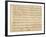 Handwritten Music Score of Mass for Four Voices, Kyrie Eleison-Giovanni Pierluigi da Palestrina-Framed Giclee Print