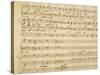 Handwritten Music Score of Mass for Four Voices, Kyrie Eleison-Giovanni Pierluigi da Palestrina-Stretched Canvas