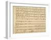 Handwritten Music Score of Mass for Four Voices, Kyrie Eleison-Giovanni Pierluigi da Palestrina-Framed Giclee Print