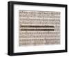 Handwritten Music Score of Semiramis-null-Framed Giclee Print