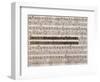 Handwritten Music Score of Semiramis-null-Framed Giclee Print