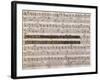 Handwritten Music Score of Semiramis-null-Framed Giclee Print