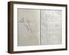 Handwritten Pages from "Romances Sans Paroles" with Crossed out Dedication to Arthur Rimbaud, 1873-Paul Verlaine-Framed Giclee Print