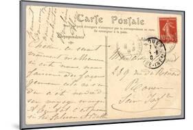 Handwritten Postcard Sent to Madame J. Monet (Ink on Paper) (Verso for Recto See 233965)-French-Mounted Giclee Print