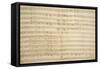 Handwritten Score for Apothecary-Franz Joseph Haydn-Framed Stretched Canvas