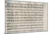 Handwritten Score for Arie for Luigia Polzelli-Franz Joseph Haydn-Mounted Giclee Print