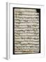 Handwritten Score for Cantata No 9-Johann Sebastian Bach-Framed Giclee Print