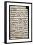 Handwritten Score for Cantata No 9-Johann Sebastian Bach-Framed Giclee Print