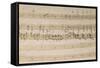 Handwritten Score for Great Organ Mass-Franz Joseph Haydn-Framed Stretched Canvas