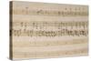 Handwritten Score for Great Organ Mass-Franz Joseph Haydn-Stretched Canvas
