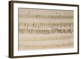 Handwritten Score for Great Organ Mass-Franz Joseph Haydn-Framed Giclee Print