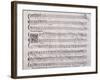 Handwritten Score for Madrigalesque Songs and Chamber Arias for Two, Three and Four Voices-Benedetto Marcello-Framed Giclee Print