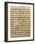 Handwritten Score for Mass in B Minor, BWV 232-Johann Sebastian Bach-Framed Giclee Print