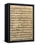 Handwritten Score for Mass in B Minor, BWV 232-Johann Sebastian Bach-Framed Stretched Canvas