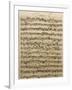 Handwritten Score for Mass in B Minor, BWV 232-Johann Sebastian Bach-Framed Giclee Print