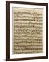 Handwritten Score for Mass in B Minor, BWV 232-Johann Sebastian Bach-Framed Giclee Print