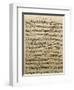 Handwritten Score for Mass in B Minor, BWV 232-Johann Sebastian Bach-Framed Giclee Print