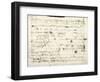 Handwritten Score for Mazurka in F Minor, Opus 68, No 4, 1849-Frederic Chopin-Framed Giclee Print