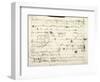 Handwritten Score for Mazurka in F Minor, Opus 68, No 4, 1849-Frederic Chopin-Framed Giclee Print