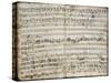 Handwritten Score for Oratorio Deborah-Franz Joseph Haydn-Stretched Canvas