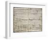 Handwritten Score for Oratorio Deborah-Franz Joseph Haydn-Framed Giclee Print