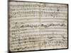 Handwritten Score for Oratorio Deborah-Franz Joseph Haydn-Mounted Giclee Print