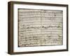 Handwritten Score for Oratorio Deborah-Franz Joseph Haydn-Framed Giclee Print