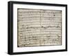 Handwritten Score for Oratorio Deborah-Franz Joseph Haydn-Framed Giclee Print