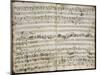 Handwritten Score for Oratorio Deborah-Franz Joseph Haydn-Mounted Giclee Print