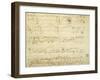 Handwritten Score for Polonaise-Fantaisie, Opus 61, 1864-Frederic Chopin-Framed Giclee Print