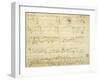 Handwritten Score for Polonaise-Fantaisie, Opus 61, 1864-Frederic Chopin-Framed Giclee Print