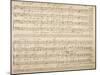 Handwritten Score for Zur Vermuhlungsfeier-Anton Bruckner-Mounted Giclee Print