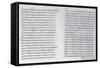 Handwritten Score of the 113 Scales of Ferruccio Busoni-null-Framed Stretched Canvas