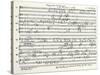 Handwritten Score-Arnold Schoenberg-Stretched Canvas