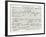 Handwritten Score-Arnold Schoenberg-Framed Giclee Print