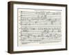 Handwritten Score-Arnold Schoenberg-Framed Giclee Print