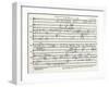 Handwritten Score-Arnold Schoenberg-Framed Giclee Print