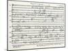 Handwritten Score-Arnold Schoenberg-Mounted Giclee Print