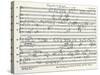 Handwritten Score-Arnold Schoenberg-Stretched Canvas